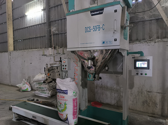 Ewinall DCS-50FB-C Mesin Pengemas Beras Manual Otomatis 5kg 10kg 15kg 25kg