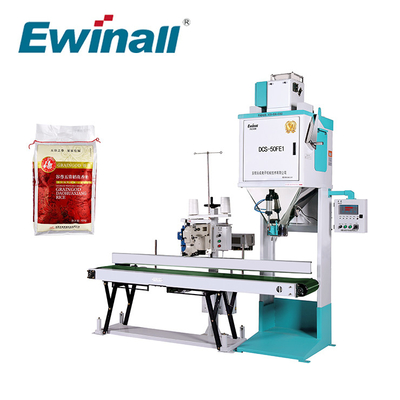 5kg - 50kg Ewinall Automatic Rice Packing Scale Machine Mudah Digunakan DCS-50FE1