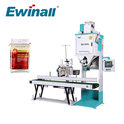 DCS-50FE2 Great Auto Rice Packing Machine Jahit Skala Kemasan Kacang CE Stabil