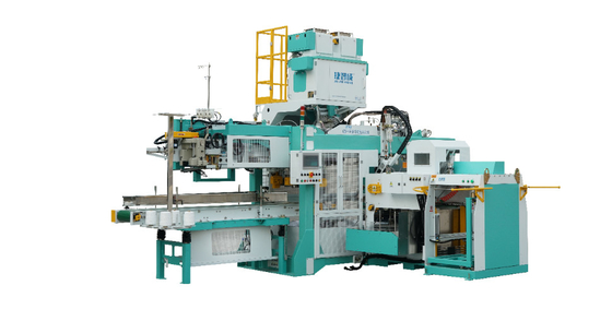 Double Bag Warehouse Automated Packaging Lines 5 - 25KG Untuk Kacang Beras
