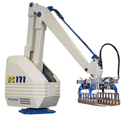 Industri 4KVA 100m3 / H Robotic Bag Palletizer Eco Automatic Carton Box Packing Machine