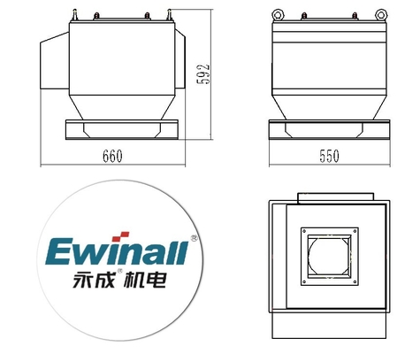 EWINALL Food Batcher Mesin Pencampur Beras yang Diperkaya 2000kg/ H