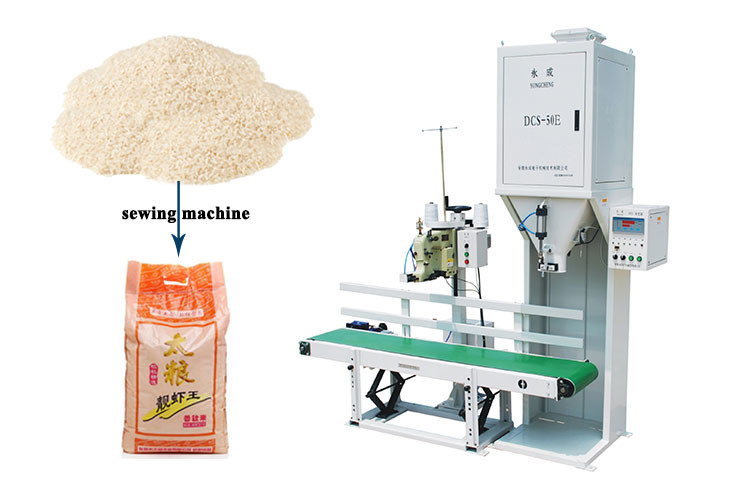 Mesin Skala Pengepakan EWINALL AC380V 30kg Granular